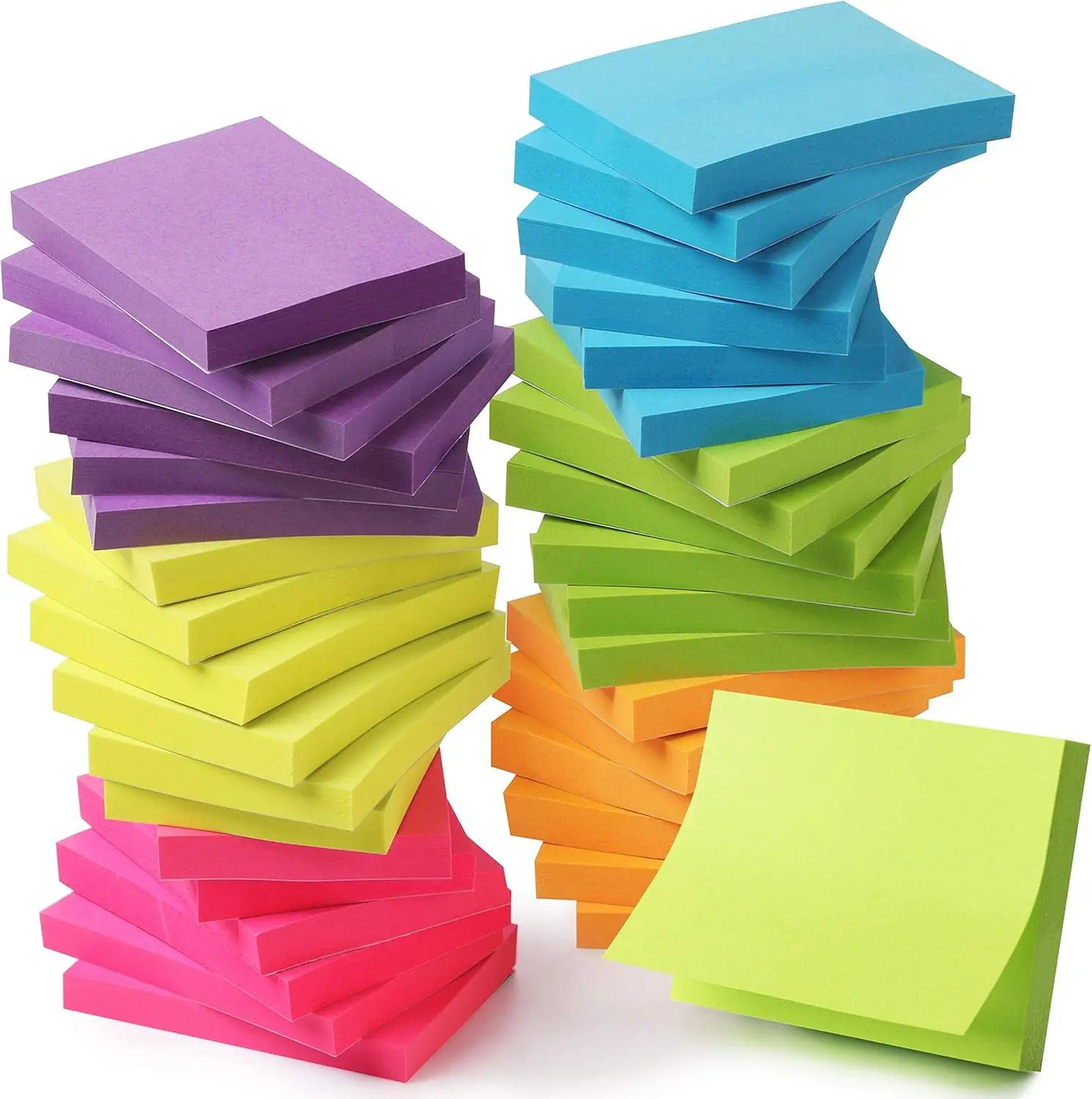 Mini Sticky Notes Bulk 1.5x2 inch 36 Pads 2160 Sheets Bright Colors Self-Stick Note Pads for Office School Home Study
Mini Sticky Notes Bulk 1.5x2 inch 36 Pads 2160 Sheets Bright Colors Self-Stick Note Pads for Office School Home Study