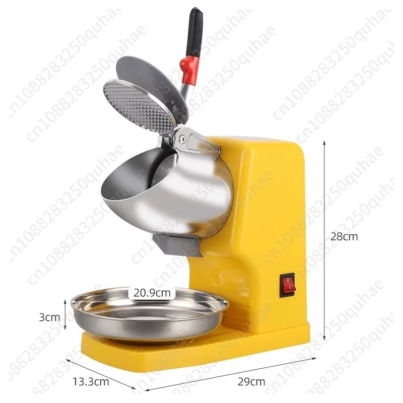 Commercial 85kg/H Ice Crusher, Stainless Steel Double Blade Electric Ice Shaver, 110V 220V Snow Cone Maker for Smoothie Slush
Commercial 85kg/H Ice Crusher, Stainless Steel Double Blade Electric Ice Shaver, 110V 220V Snow Cone Maker for Smoothie Slush