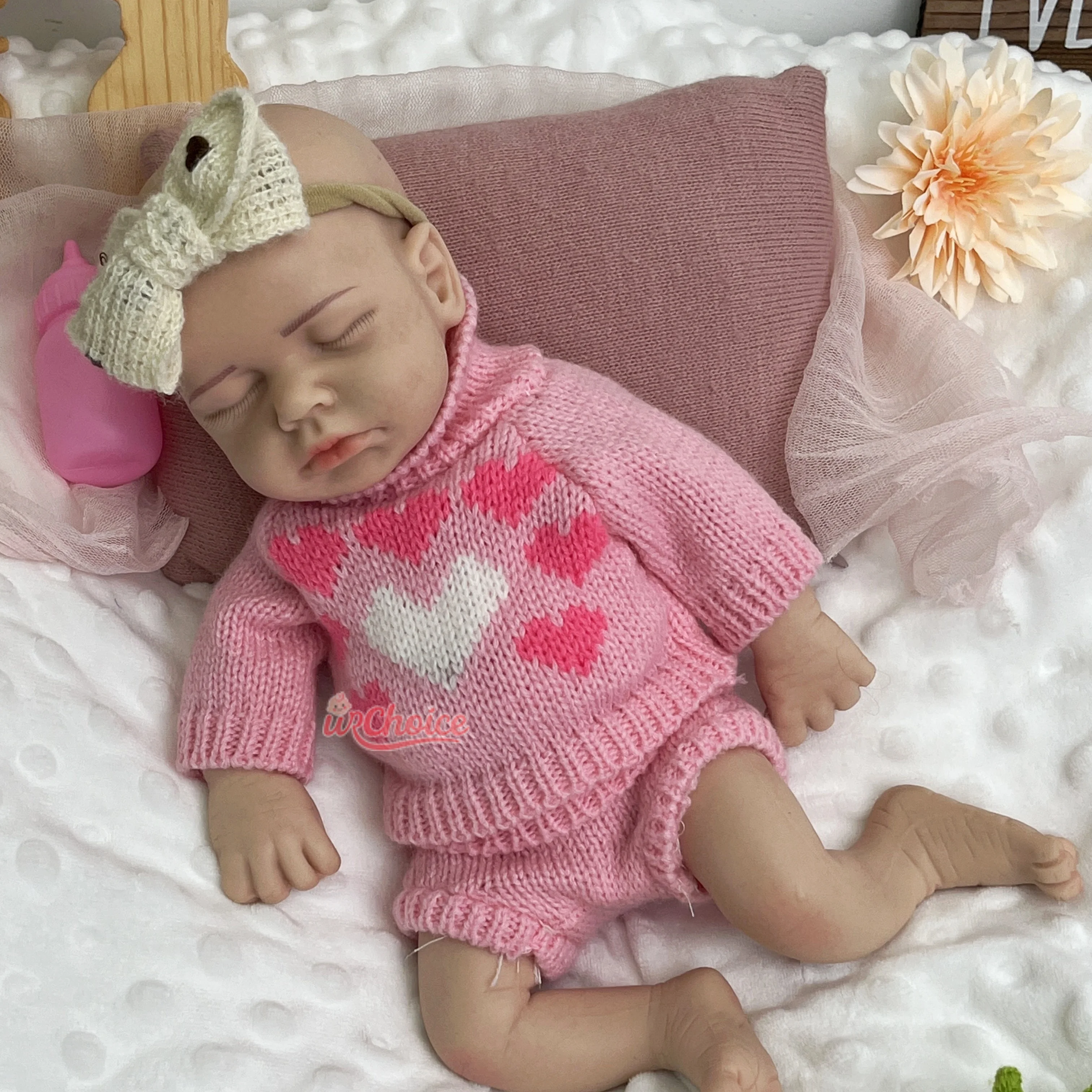 12inch LouLou Girl Silicone Reborn Doll Peaceful Resting Baby with Realistic Eyelashes for Kid-Friendly Gifts
12inch LouLou Girl Silicone Reborn Doll Peaceful Resting Baby with Realistic Eyelashes for Kid-Friendly Gifts