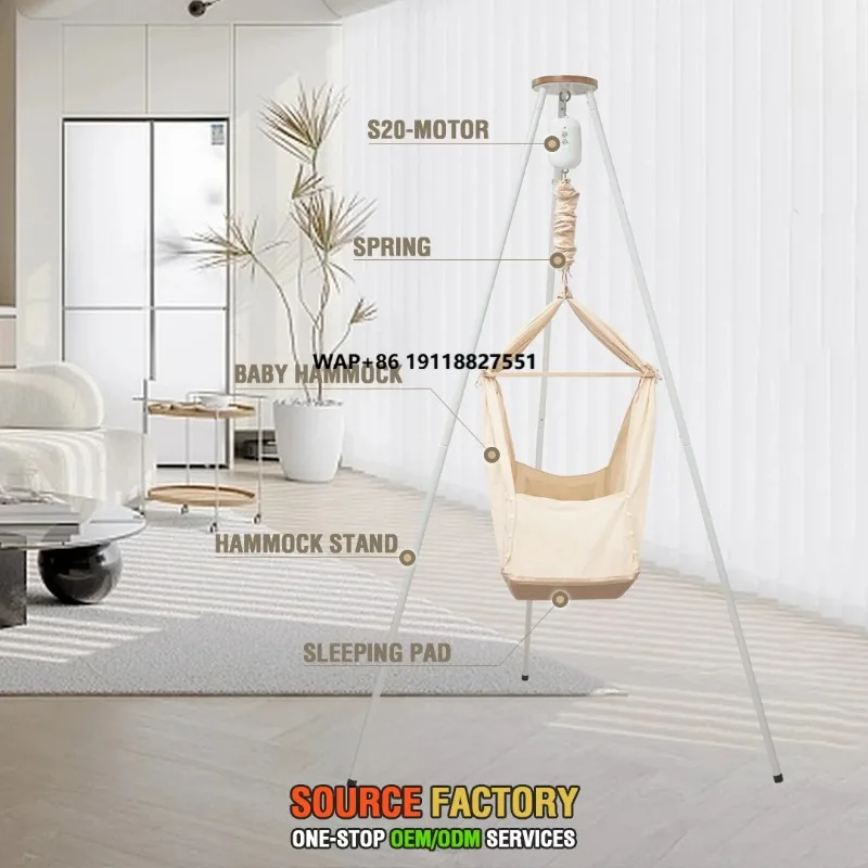 Electric Modern Baby Swing Rocker Cradle with Organic Hammock & Portable Sleeping Bed for Bathroom and Dining Areas
Electric Modern Baby Swing Rocker Cradle with Organic Hammock & Portable Sleeping Bed for Bathroom and Dining Areas