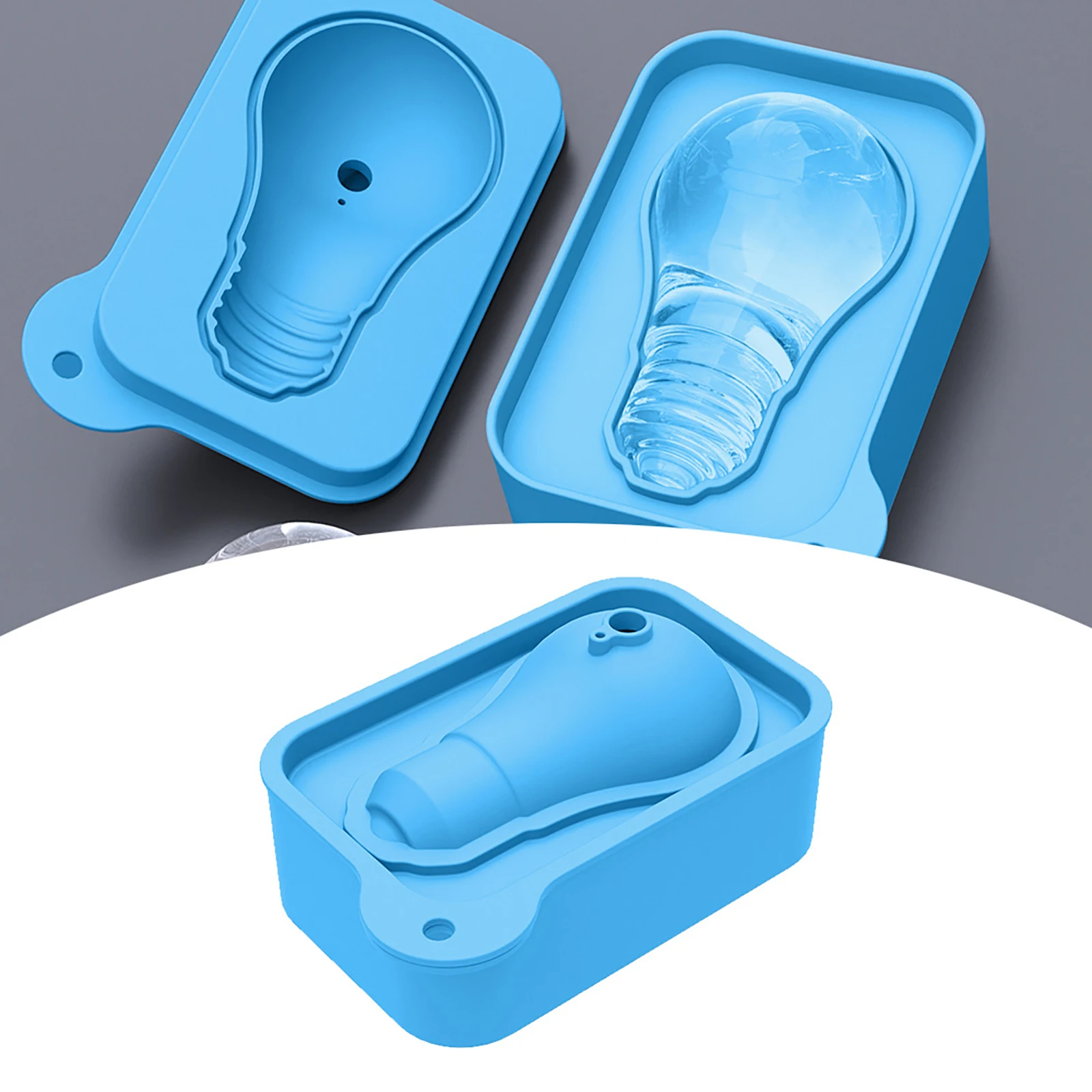 Creative Food Grade Bulb Easy Demould Ice Mold with Lid Making Ice Box Mold for Summer Freezer Cocktail Juice Ice Making Tools
Creative Food Grade Bulb Easy Demould Ice Mold with Lid Making Ice Box Mold for Summer Freezer Cocktail Juice Ice Making Tools