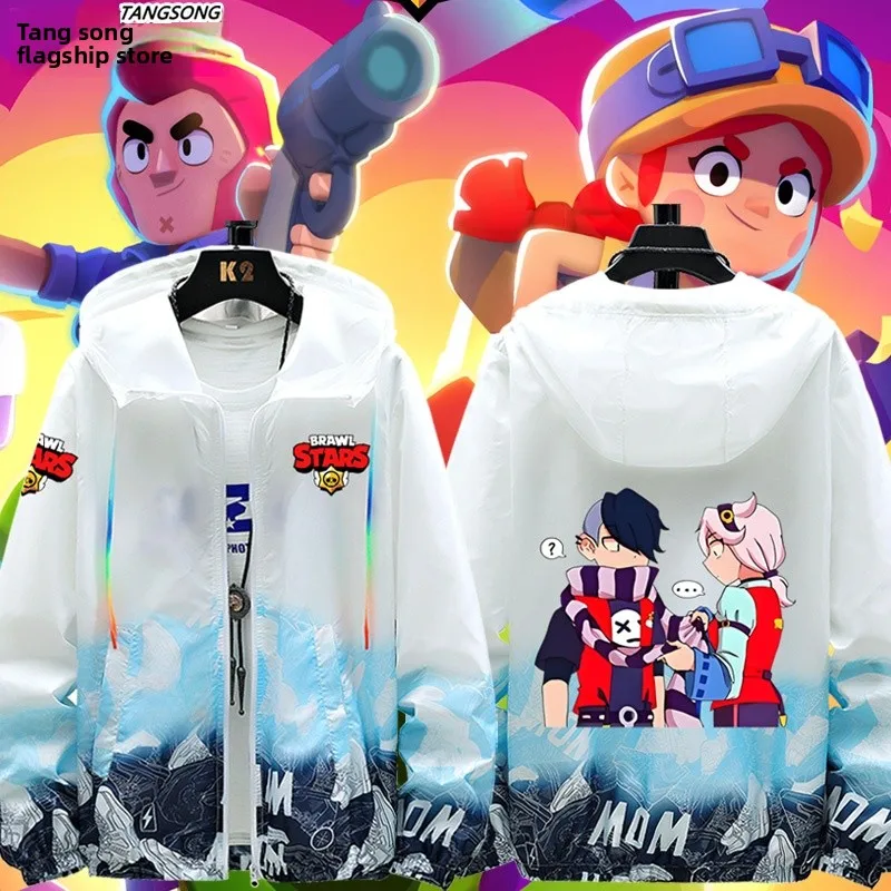 Куртка BrawlStars Zeus Edgar ультратонкая, мужская и женская, свободного кроя, с капюшоном, на молнии, с карманами, дышащая, с длинными рукавами, весенняя
Куртка BrawlStars Zeus Edgar ультратонкая, мужская и женская, свободного кроя, с капюшоном, на молнии, с карманами, дышащая, с длинными рукавами, весенняя