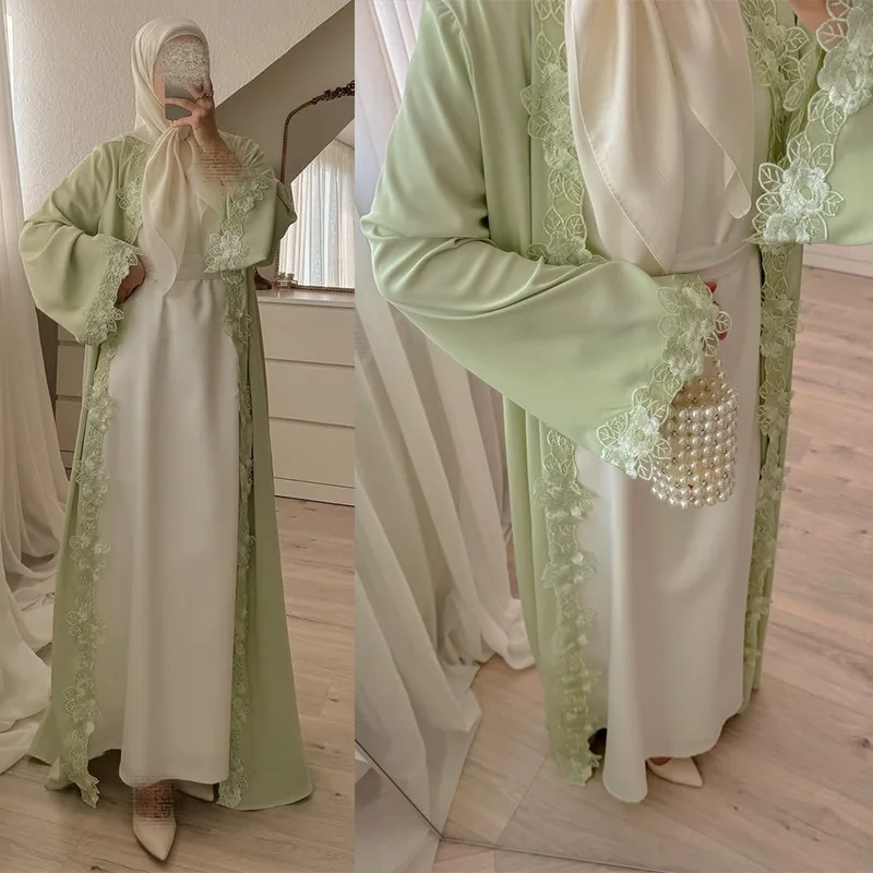 Mq276 Fashionable Women's Solid Color Single-piece Jacket With Floral Embroidery, Elegant Casual Women's Clothing Islam Elegant
Mq276 Fashionable Women's Solid Color Single-piece Jacket With Floral Embroidery, Elegant Casual Women's Clothing Islam Elegant