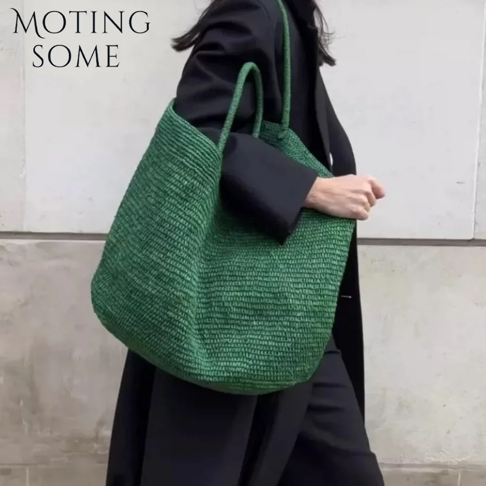 MOTINGSOME Oversized Woman Summer Bags Luxury Rafite Hand Hook Woven Handbag Roomy Vacation Tote Seaside Beach Bag 2026 New In
MOTINGSOME Oversized Woman Summer Bags Luxury Rafite Hand Hook Woven Handbag Roomy Vacation Tote Seaside Beach Bag 2026 New In
