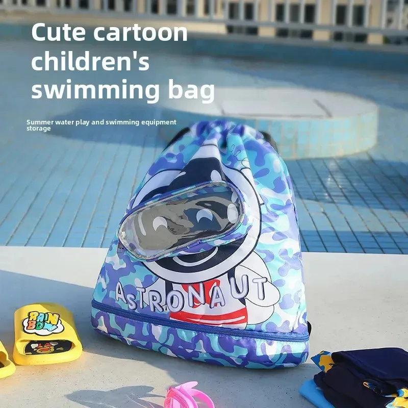 Waterproof Children's Swimming Bag Wet and Dry Separation Toiletry Bag Beach Double Shoulder Bag with Shoe Compartment
Waterproof Children's Swimming Bag Wet and Dry Separation Toiletry Bag Beach Double Shoulder Bag with Shoe Compartment