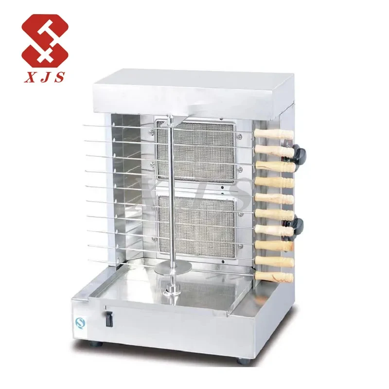 Propane , Automatic Vertical Kebab With 2 Burners, Barbecue Grill, Rotating Chicken Shawarma Machine
Propane , Automatic Vertical Kebab With 2 Burners, Barbecue Grill, Rotating Chicken Shawarma Machine