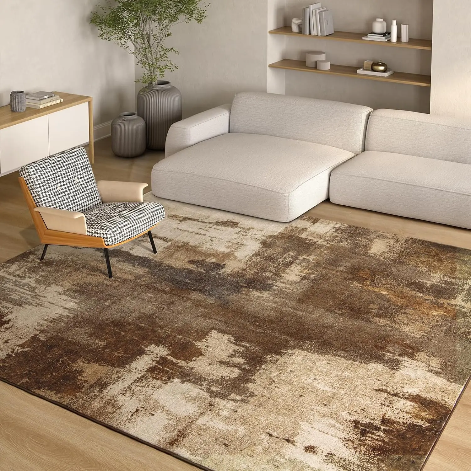 5x7 Modern Abstract Washable Rug, Non-Slip Faux Wool Vintage Carpet for Living Room, Bedroom, Dorm, Kids Playroom
5x7 Modern Abstract Washable Rug, Non-Slip Faux Wool Vintage Carpet for Living Room, Bedroom, Dorm, Kids Playroom
