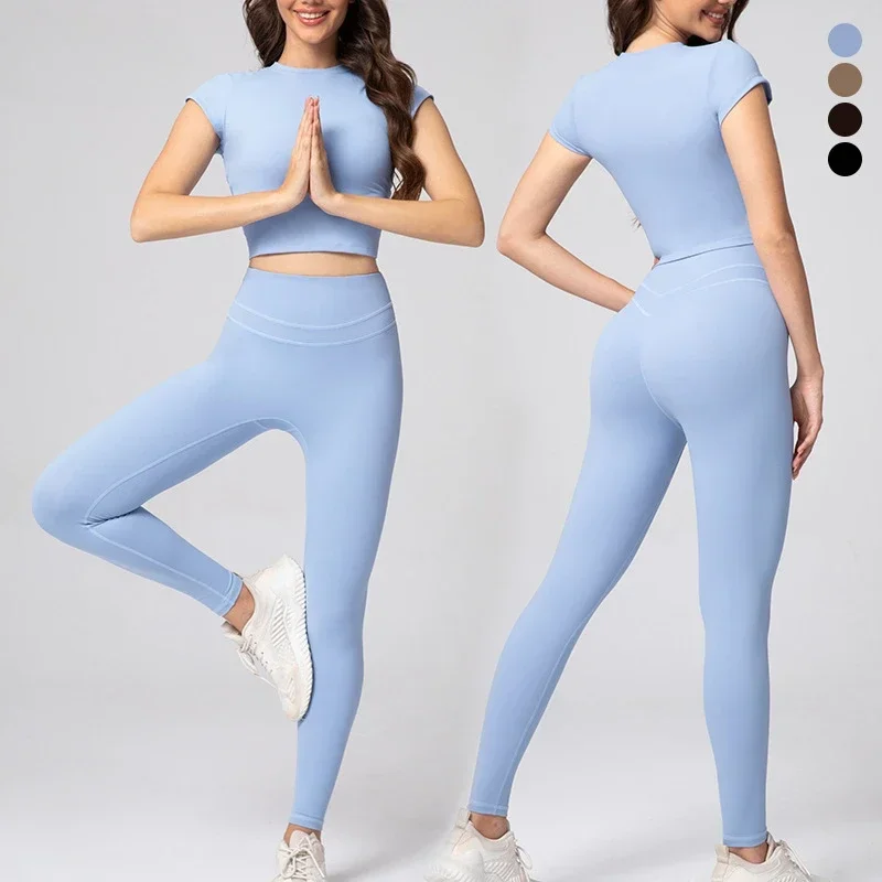 Seamless Yoga Sets Sports Fitness Hip-lifting High Waist Tight Yoga Suit Running Workout Gym Leggings Sportswear for Women
Seamless Yoga Sets Sports Fitness Hip-lifting High Waist Tight Yoga Suit Running Workout Gym Leggings Sportswear for Women