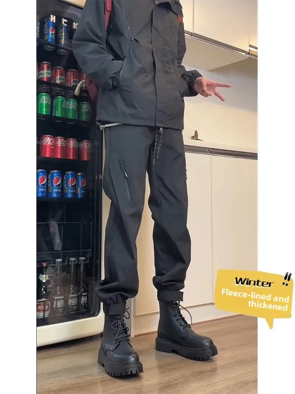 Мужские брюки карго Bla Tee-Proof с флисовой подкладкой, осенне-зимние, для активного отдыха, для альпинизма, свободного кроя, рабочая одежда, с расклешенными штанинами
Мужские брюки карго Bla Tee-Proof с флисовой подкладкой, осенне-зимние, для активного отдыха, для альпинизма, свободного кроя, рабочая одежда, с расклешенными штанинами