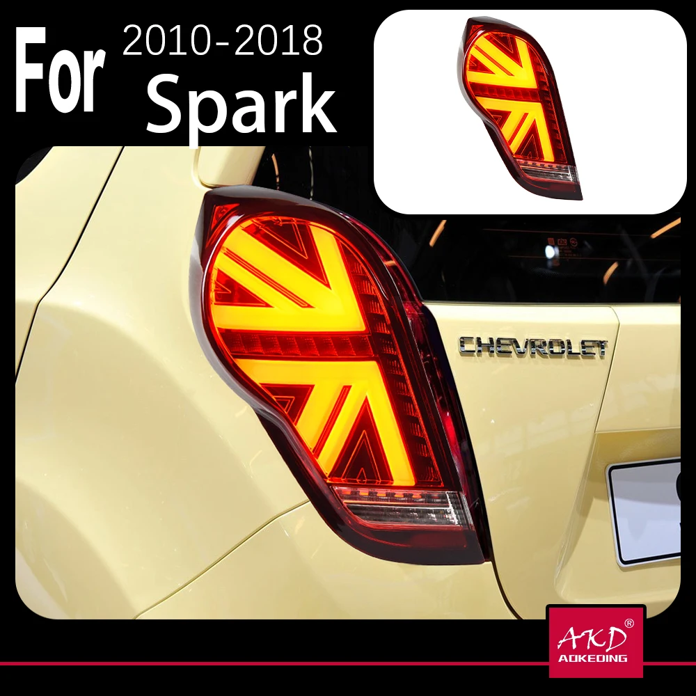 AKD Car Model for Chevrolet Spark Tail Lights 2012-2017 New Spark LED Tail Lamp DRL Signal Brake Reverse auto Accessories
AKD Car Model for Chevrolet Spark Tail Lights 2012-2017 New Spark LED Tail Lamp DRL Signal Brake Reverse auto Accessories