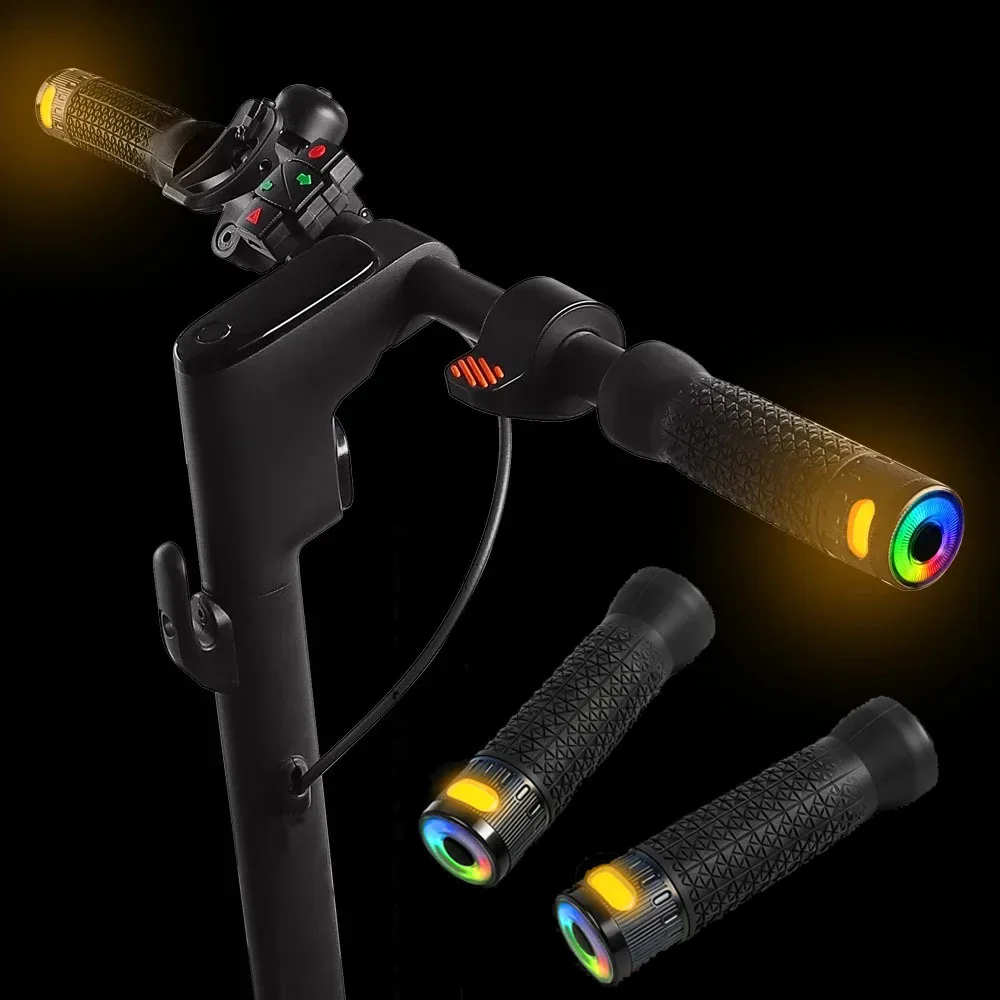 22mm Caliber with RGB Light Turn Signal Universal Replacement Handle Grips Fit E-Scooter Bike E-Bike Modification Accessories
22mm Caliber with RGB Light Turn Signal Universal Replacement Handle Grips Fit E-Scooter Bike E-Bike Modification Accessories