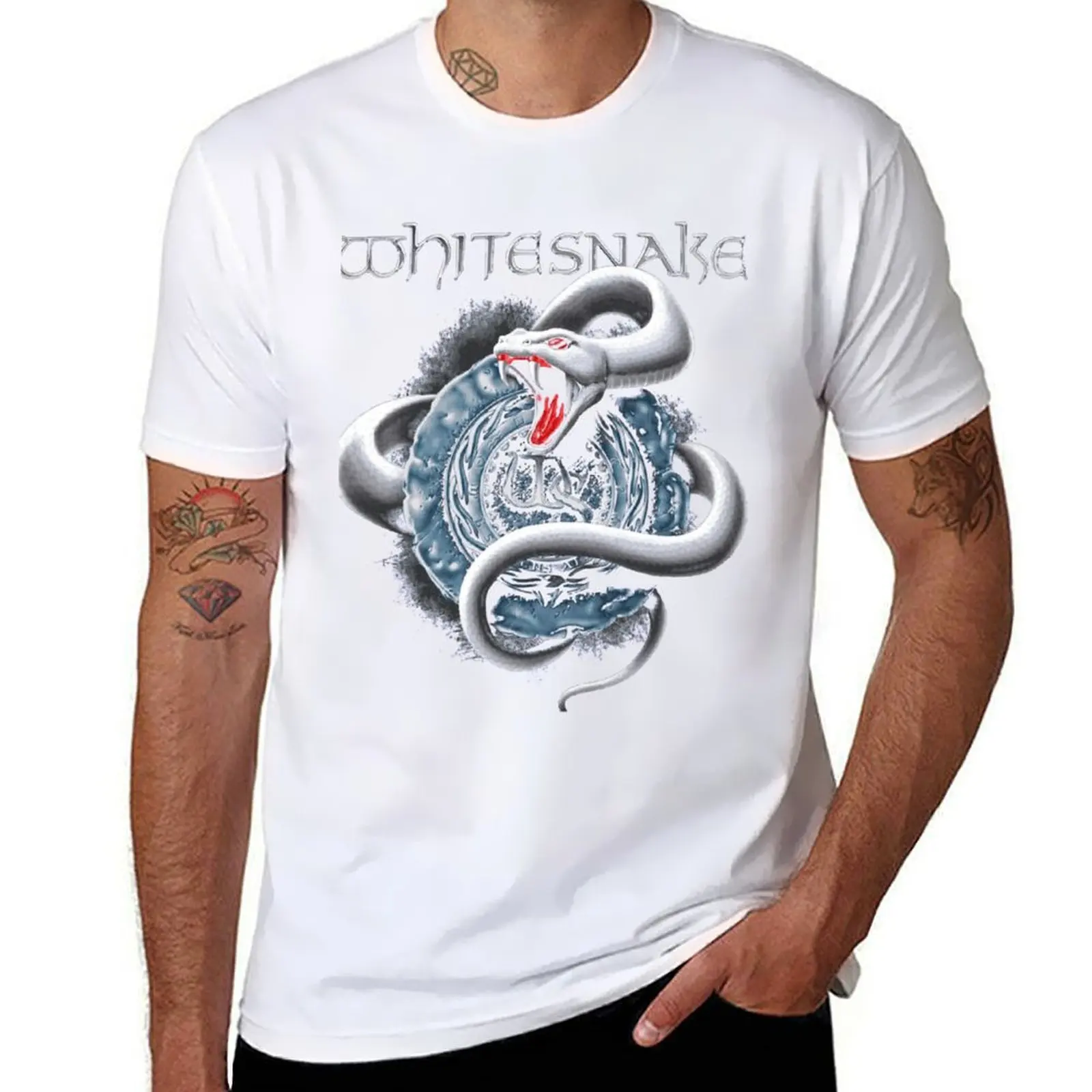 80'S whitesnake T-Shirt t shirt men 100% cotton luxury brand t shirt personalised T-Shirt 
80'S whitesnake T-Shirt t shirt men 100% cotton luxury brand t shirt personalised T-Shirt