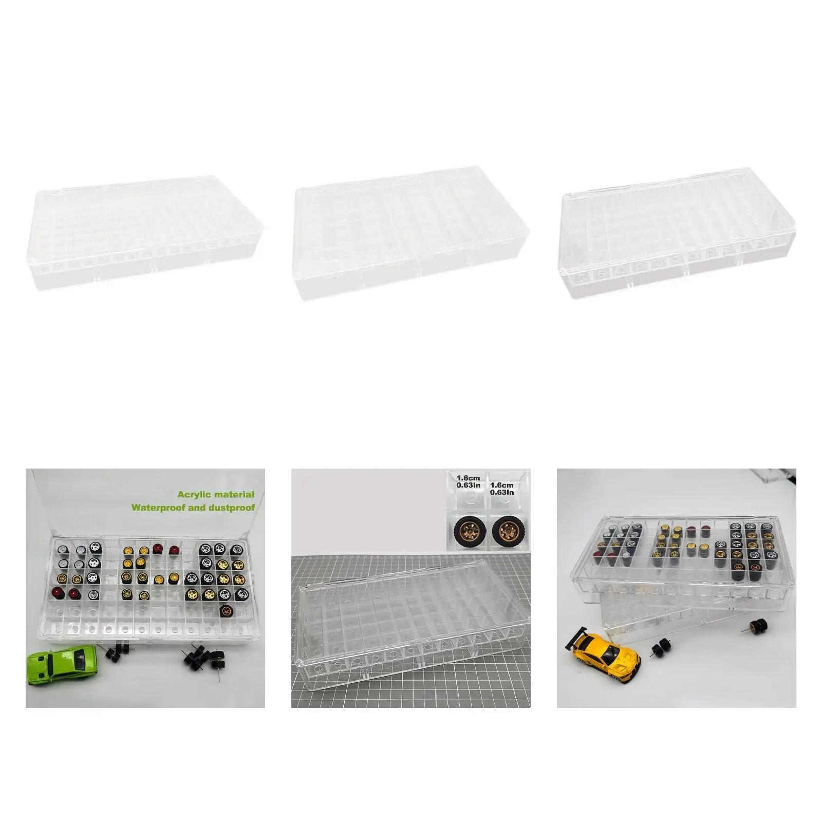 Model Hobby Collection Rubber Tire Storage Box Dustproof for Diecast Vehicles Wheels Container Clear for Hobbyists Collectors
Model Hobby Collection Rubber Tire Storage Box Dustproof for Diecast Vehicles Wheels Container Clear for Hobbyists Collectors