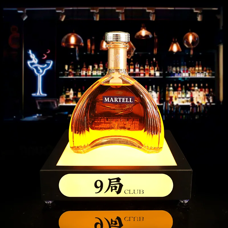 Luminous wine seat KTV bar supplies Metal square seat Foreign XO wine table display stand Champagne holder
Luminous wine seat KTV bar supplies Metal square seat Foreign XO wine table display stand Champagne holder