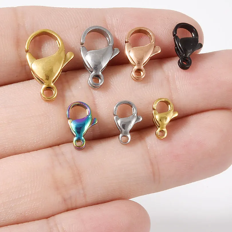 50pcs/Lot Stainless Steel Lobster Buckle Connector Fashionable Jewelry Making Crafts Diy Handmade Bracelets Bulk Accessories New
50pcs/Lot Stainless Steel Lobster Buckle Connector Fashionable Jewelry Making Crafts Diy Handmade Bracelets Bulk Accessories New