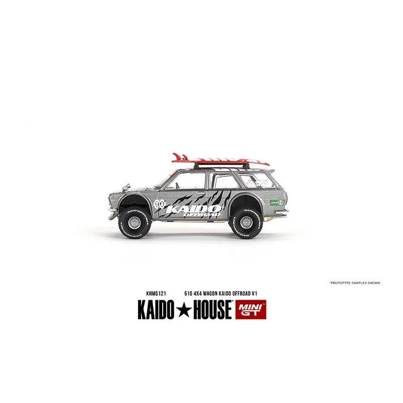 MINIGT KHMG121 In Stock 1:64 510 Wagon 4X4 Offroad V1 Openable Hood Diecast Diorama Car Model Collection Miniature Kaido House 
MINIGT KHMG121 In Stock 1:64 510 Wagon 4X4 Offroad V1 Openable Hood Diecast Diorama Car Model Collection Miniature Kaido House