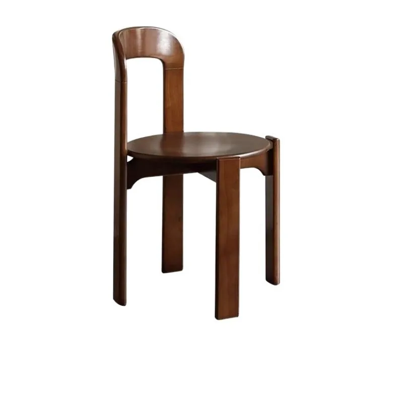 Nordic solid wood medieval dining chair home retro living room color designer small apartment simple chair
Nordic solid wood medieval dining chair home retro living room color designer small apartment simple chair