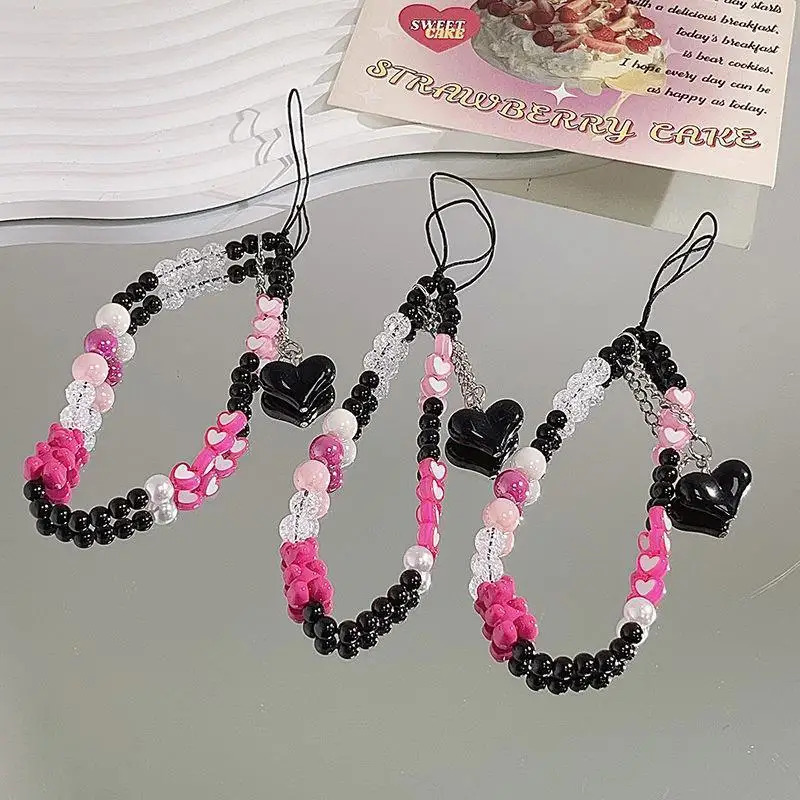 Bag Pendants Love Bow Bead Chain Cute Kawaii Sweet Dopamine Bag Accessories Barbie Style Multifunctional Phone Chains Keychains
Bag Pendants Love Bow Bead Chain Cute Kawaii Sweet Dopamine Bag Accessories Barbie Style Multifunctional Phone Chains Keychains