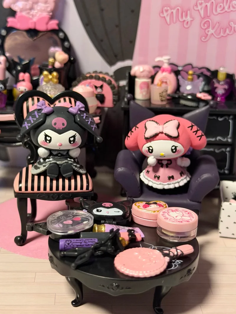 In Stock Genuine Re-Ment Sanrio My Melody & Kuromi Cosmetic Series Miniature Scene Blind Box Collectibles Cute Ornament Toy
In Stock Genuine Re-Ment Sanrio My Melody & Kuromi Cosmetic Series Miniature Scene Blind Box Collectibles Cute Ornament Toy
