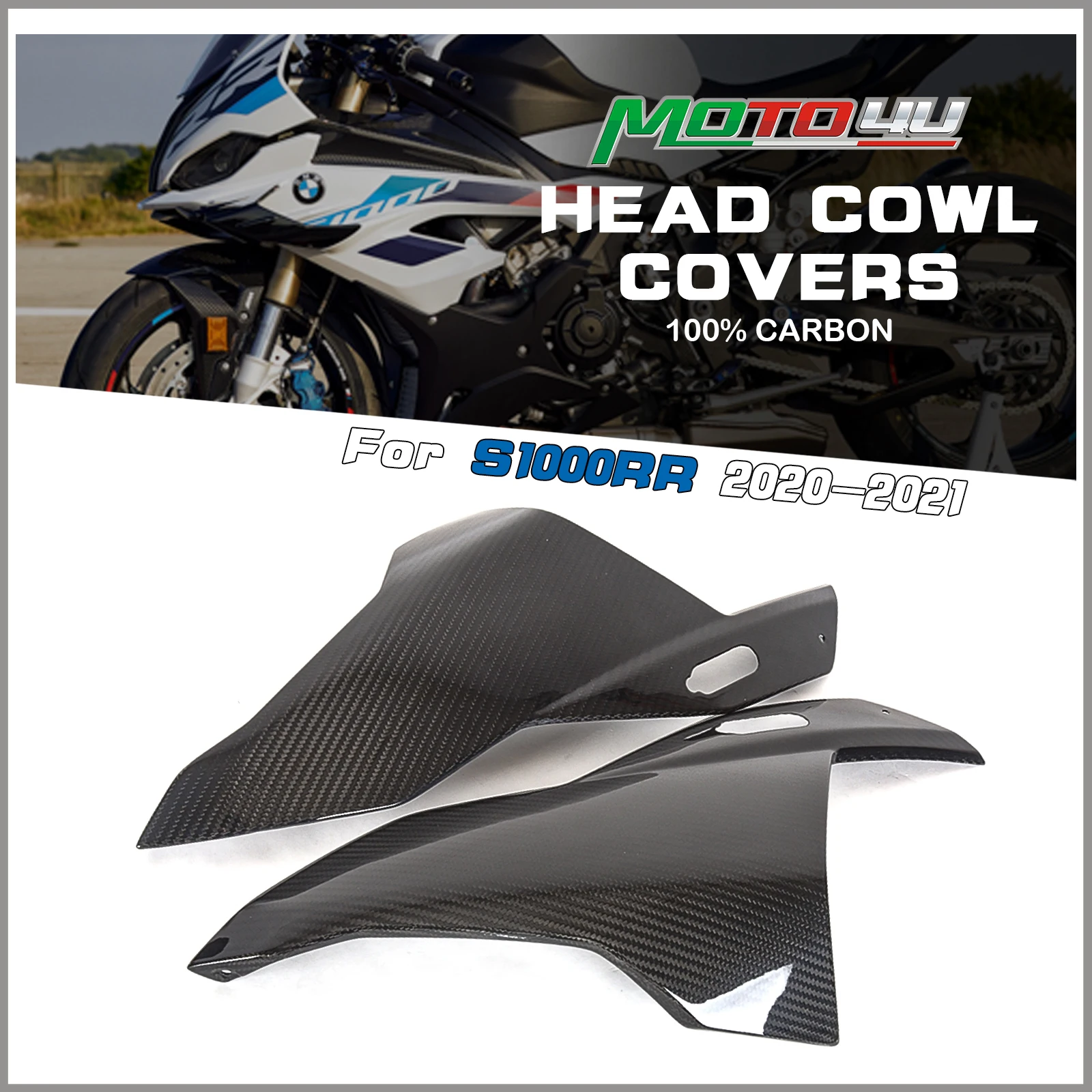 Real Carbon Fiber Head Cowl Covers Motorcycle Fairing For BMW S1000RR S1000 RR 2020 2021
Real Carbon Fiber Head Cowl Covers Motorcycle Fairing For BMW S1000RR S1000 RR 2020 2021