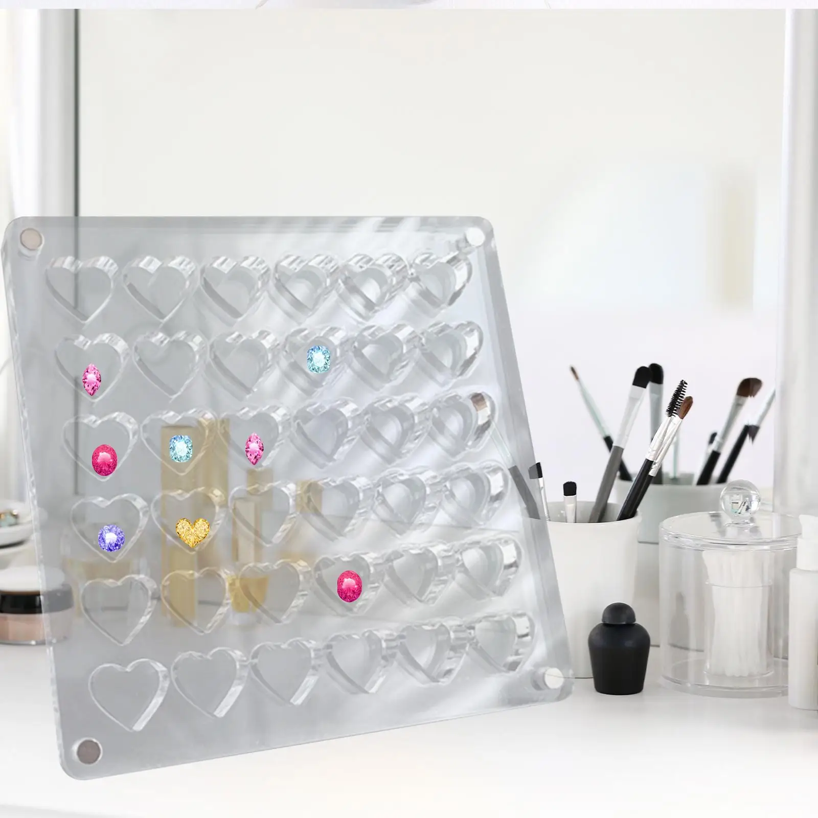 36 Grids Desktop False Nail Storage Case Acrylic Jewelry Storage Box Holder
36 Grids Desktop False Nail Storage Case Acrylic Jewelry Storage Box Holder
