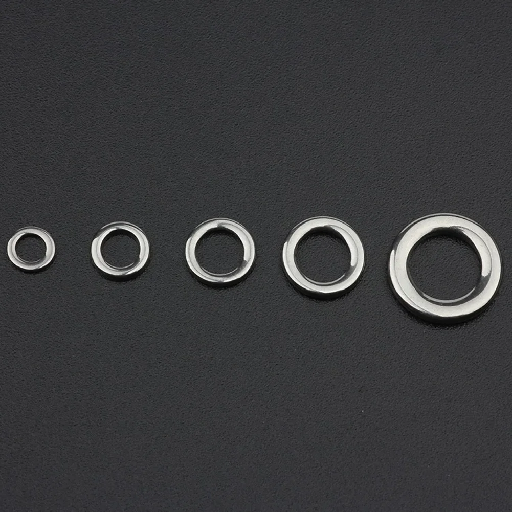 Durable and Reliable 50pcs Heavy Duty Stainless Steel Fishing Solid Rings with Seamless Split ring Swivel Knot Lure Tools
Durable and Reliable 50pcs Heavy Duty Stainless Steel Fishing Solid Rings with Seamless Split ring Swivel Knot Lure Tools