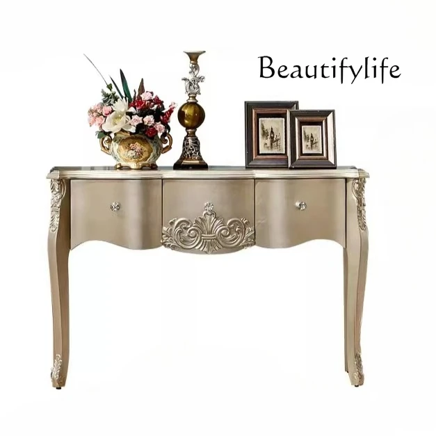European-style entrance aisle foyer entrance table decorative partition neoclassical postmodern entrance cabinet
European-style entrance aisle foyer entrance table decorative partition neoclassical postmodern entrance cabinet
