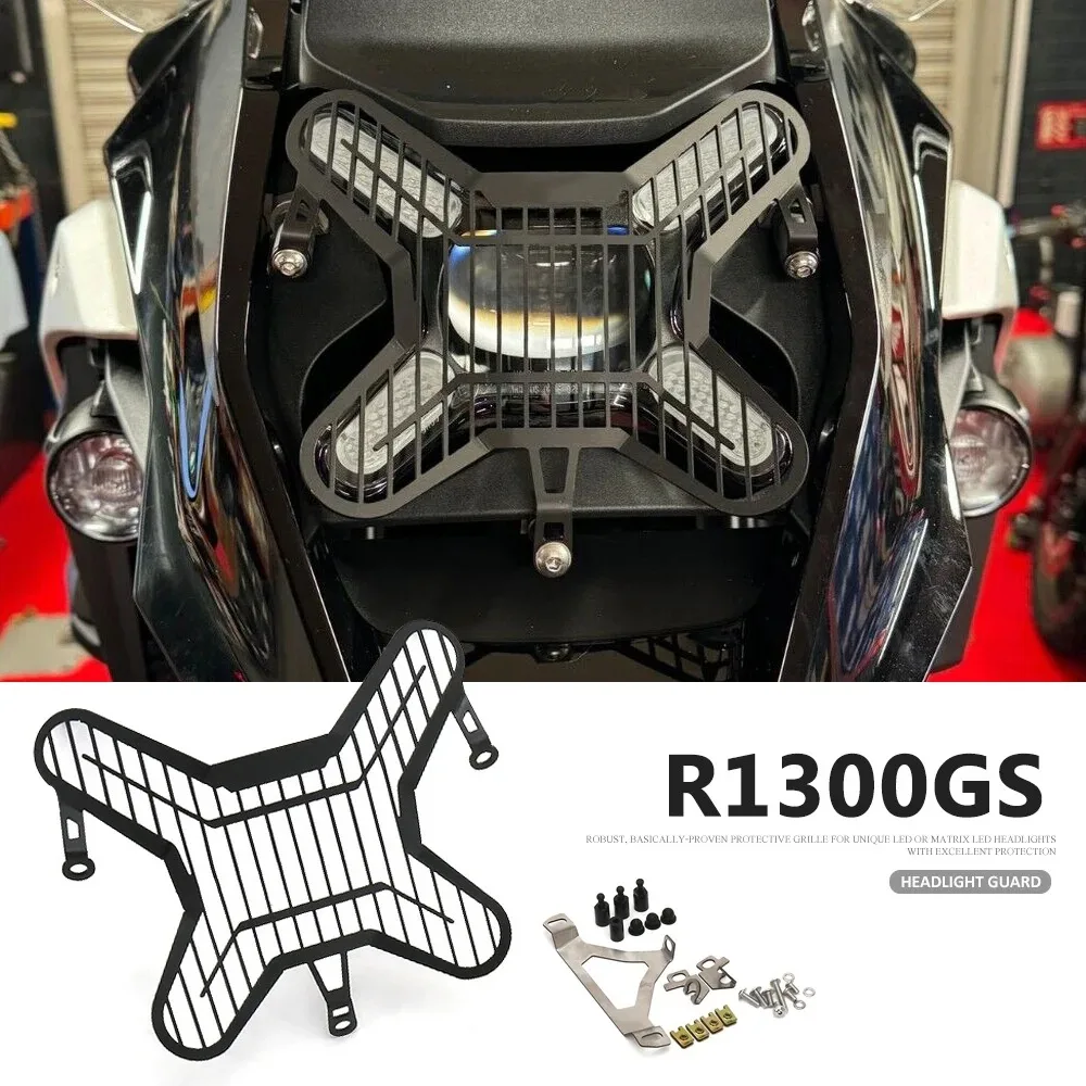 New Motorcycle Accessories LED Headlight Grill Guard Cover Black For BMW R1300 GS R 1300 GS r1300gs R1300GS 2023 2024 2025
New Motorcycle Accessories LED Headlight Grill Guard Cover Black For BMW R1300 GS R 1300 GS r1300gs R1300GS 2023 2024 2025