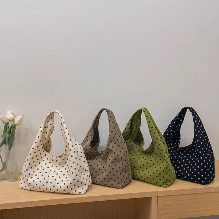 Women's Premium Corduroy Underarm Tote Bag - Minimalist Polka Dot Design, Stylish & Versatile Shoulder Handbag
Women's Premium Corduroy Underarm Tote Bag - Minimalist Polka Dot Design, Stylish & Versatile Shoulder Handbag