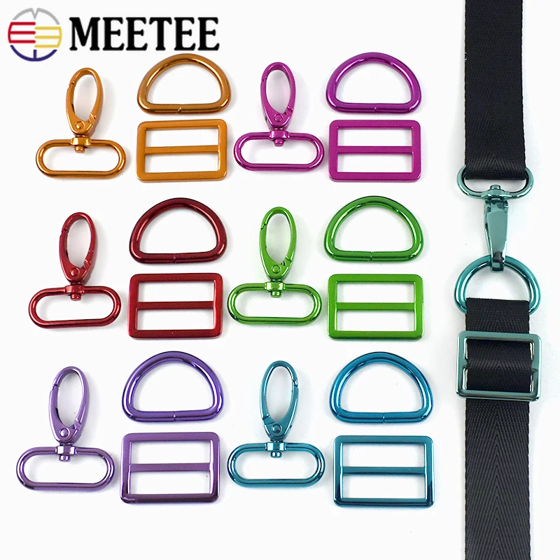 2/3Sets 20-38mm Metal Buckles for Bag Straps D Ring Swivel Lobster Clasps Webbing Adjuster Tri-glide Carabiner DIY Accessories
2/3Sets 20-38mm Metal Buckles for Bag Straps D Ring Swivel Lobster Clasps Webbing Adjuster Tri-glide Carabiner DIY Accessories