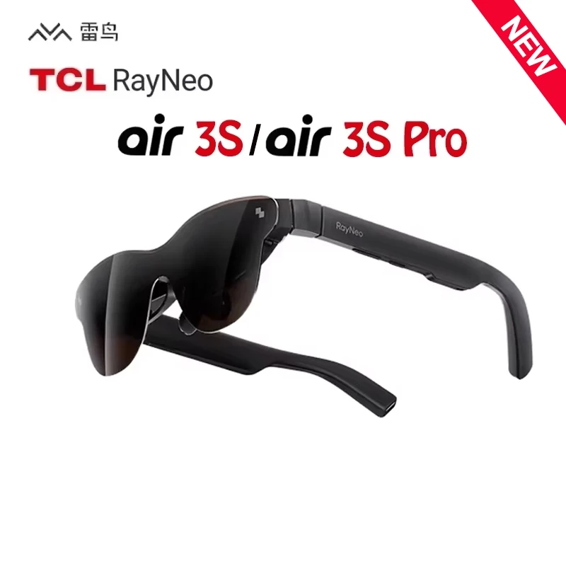 RayNeo Air 4 Pro/Air 3S Pro Pocket TV Smart AR Glasses HDMovie Viewing 3D 135inch Screen 1200Nits High Brightness Support iPhone
RayNeo Air 4 Pro/Air 3S Pro Pocket TV Smart AR Glasses HDMovie Viewing 3D 135inch Screen 1200Nits High Brightness Support iPhone