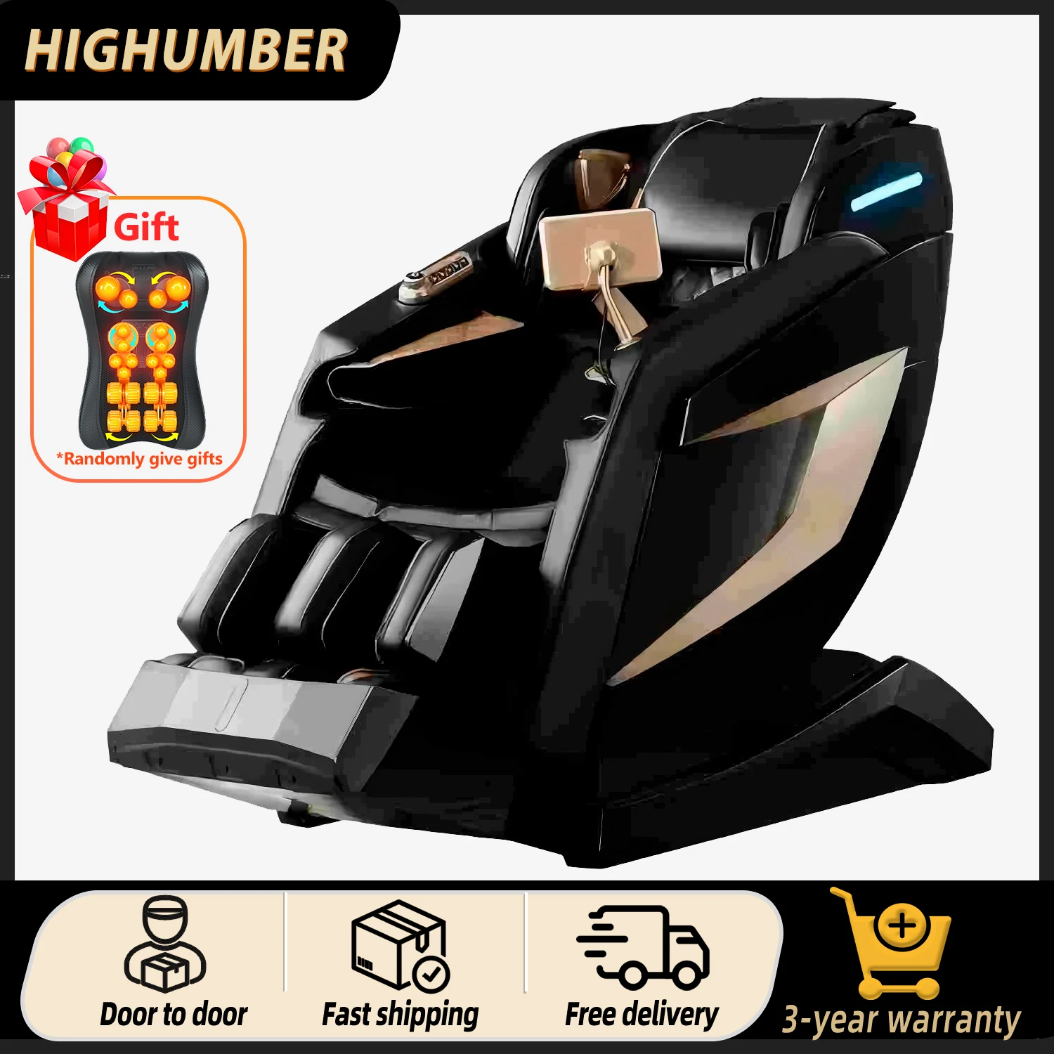 2025 4D Massage Chair Full Body Massage Chair with Zero Gravity Extended Footrest SL Track Yoga Stretch Foot Rollers and Heating
2025 4D Massage Chair Full Body Massage Chair with Zero Gravity Extended Footrest SL Track Yoga Stretch Foot Rollers and Heating