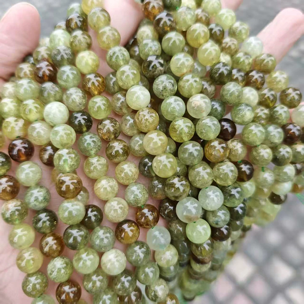 Натуральный зеленый гранат цаворит 6-8 мм бусины из драгоценных камней для изготовления ювелирных изделий DIY Исцеляющие хрустальные поделки Декор в стиле бохо
Натуральный зеленый гранат цаворит 6-8 мм бусины из драгоценных камней для изготовления ювелирных изделий DIY Исцеляющие хрустальные поделки Декор в стиле бохо