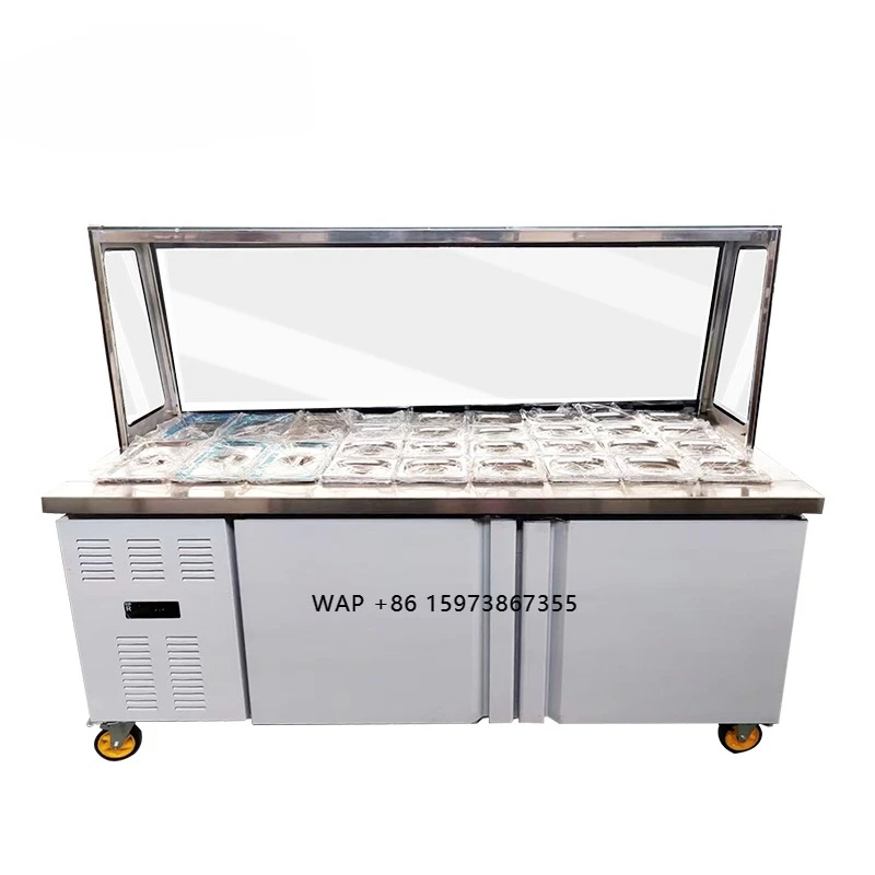 Commercial Single-Temperature Under Counter Refrigerator Air-Cooled for Salad Table Milk Tea Business
Commercial Single-Temperature Under Counter Refrigerator Air-Cooled for Salad Table Milk Tea Business