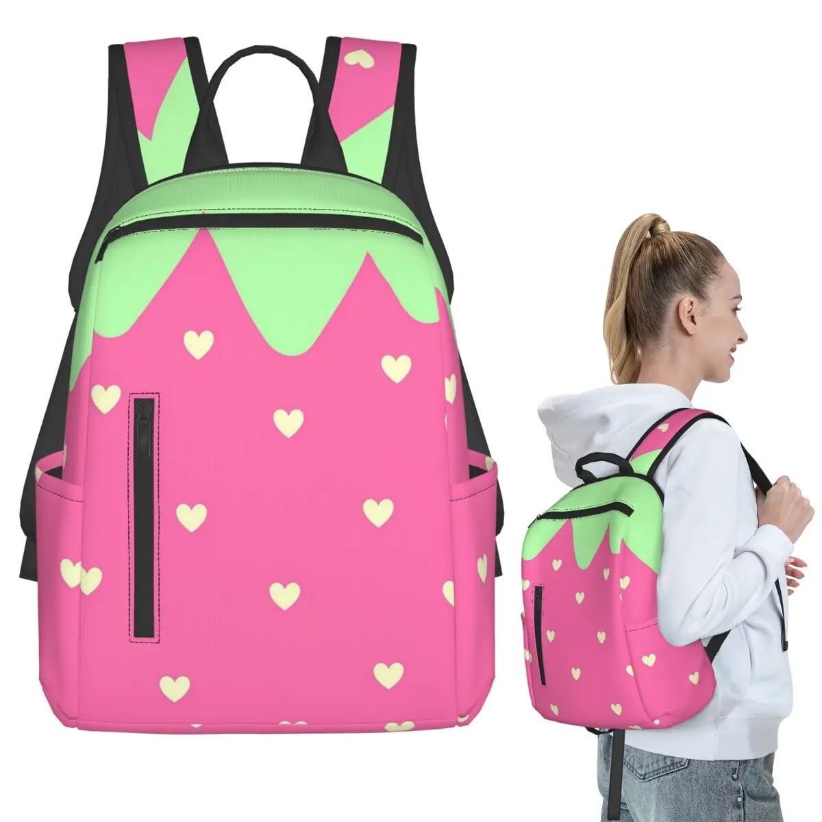 Strawberry Design Backpack Student BookBag Kids School Bag Computer Shoulder Bags Boys Girls
Strawberry Design Backpack Student BookBag Kids School Bag Computer Shoulder Bags Boys Girls