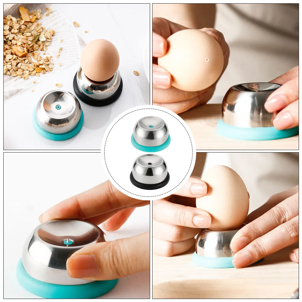 2pcs Stainless Steel Egg Puncher Kitchen Gadgets Small Tools Hard Boiled Cracker Non Slip Base Egg Piercing Tools
2pcs Stainless Steel Egg Puncher Kitchen Gadgets Small Tools Hard Boiled Cracker Non Slip Base Egg Piercing Tools