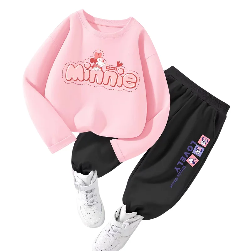 Autumn Baby Girl Clothes Set Children Disney Minnie Printing Sweatshirt Top and Pants Bottom 2 Piece Suit Long Sleeve Tracksuit
Autumn Baby Girl Clothes Set Children Disney Minnie Printing Sweatshirt Top and Pants Bottom 2 Piece Suit Long Sleeve Tracksuit