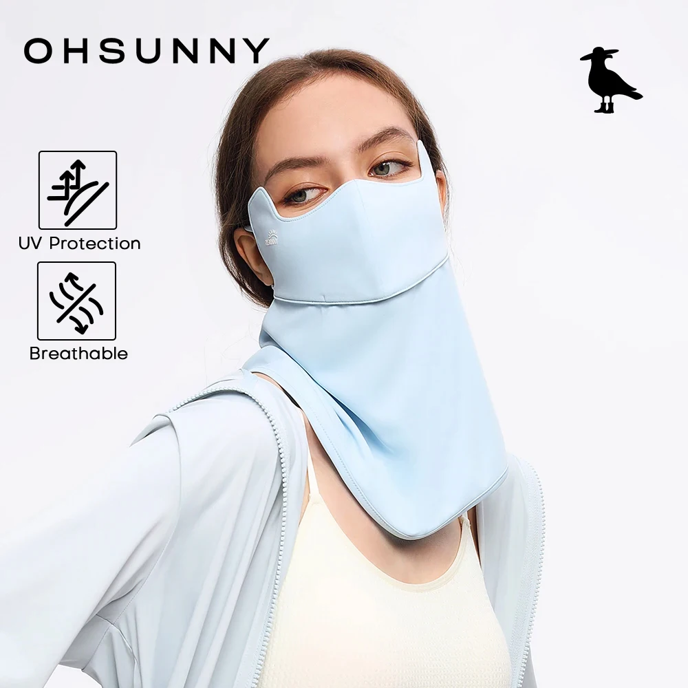 OhSunny Sunscreen Mask UV Protective Face Cover Canthus Protection Women 2024 Summer Cool lining UPF2000+ for Outdoors Cycling
OhSunny Sunscreen Mask UV Protective Face Cover Canthus Protection Women 2024 Summer Cool lining UPF2000+ for Outdoors Cycling