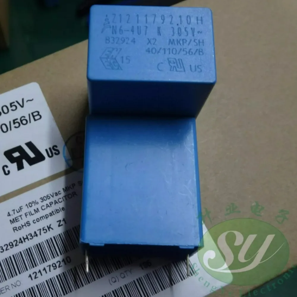1PCS EPCOS 4.7uf 305vAC 4u7 475 K Brand New 27.5mm Film Capacitor B32924H3475K
1PCS EPCOS 4.7uf 305vAC 4u7 475 K Brand New 27.5mm Film Capacitor B32924H3475K