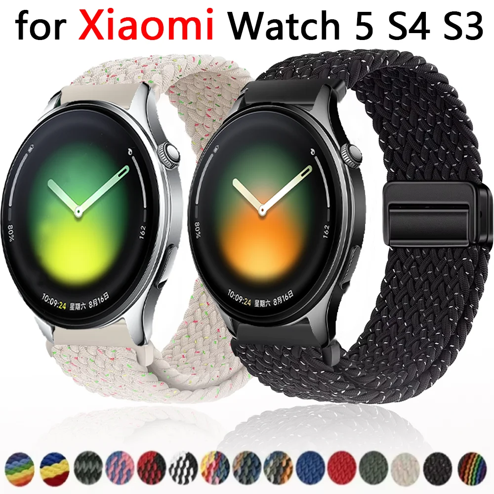 20mm 22mm Nylon Strap for Xiaomi Watch 5 S4 S3 S2 S1 Color 2/1 Sport Bracelet OPPO Watch S X2 3 Lite Realme Watch 5 S Wristband
20mm 22mm Nylon Strap for Xiaomi Watch 5 S4 S3 S2 S1 Color 2/1 Sport Bracelet OPPO Watch S X2 3 Lite Realme Watch 5 S Wristband