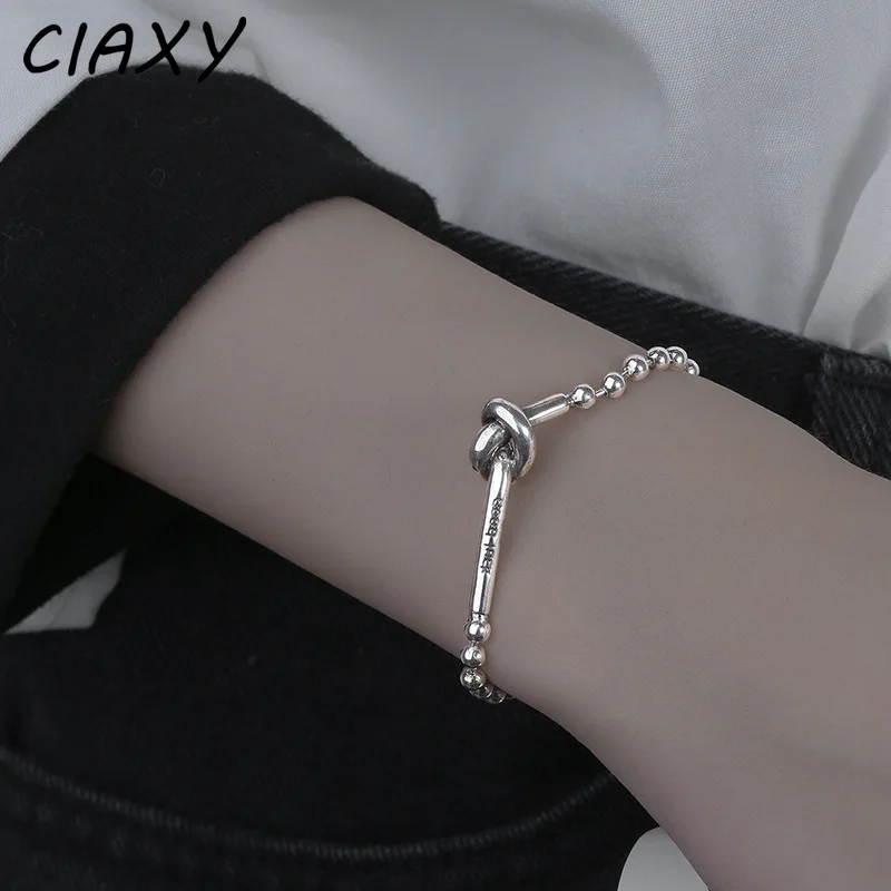 Браслеты CIAXY с плетеными бусинами и цепочкой для женщин, браслеты для подруг с надписью на удачу, тайские серебряные ювелирные изделия, подарки
Браслеты CIAXY с плетеными бусинами и цепочкой для женщин, браслеты для подруг с надписью на удачу, тайские серебряные ювелирные изделия, подарки