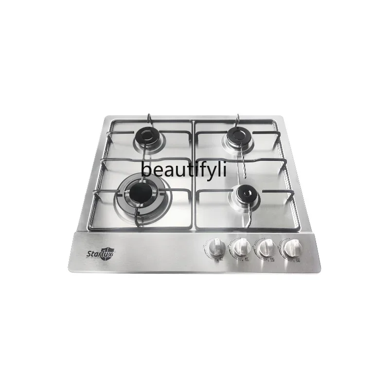 Gas stove household stainless steel four-stove gas stove liquefied gas stove
Gas stove household stainless steel four-stove gas stove liquefied gas stove