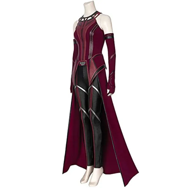 Scarlet Witch Maximoff Wanda Vision Cosplay Costume Headwear Cloak and Pants Full Set Outfit Halloween Accessories Props om[8
Scarlet Witch Maximoff Wanda Vision Cosplay Costume Headwear Cloak and Pants Full Set Outfit Halloween Accessories Props om[8