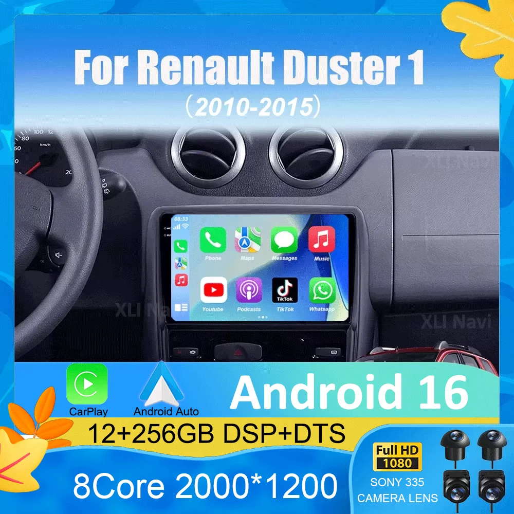 Android 16 Car Radio For Renault Duster 1 2010 - 2015 For Nissan terrano lll 3 2014 - 2022 Multimedia Video Player Navigation s
Android 16 Car Radio For Renault Duster 1 2010 - 2015 For Nissan terrano lll 3 2014 - 2022 Multimedia Video Player Navigation s