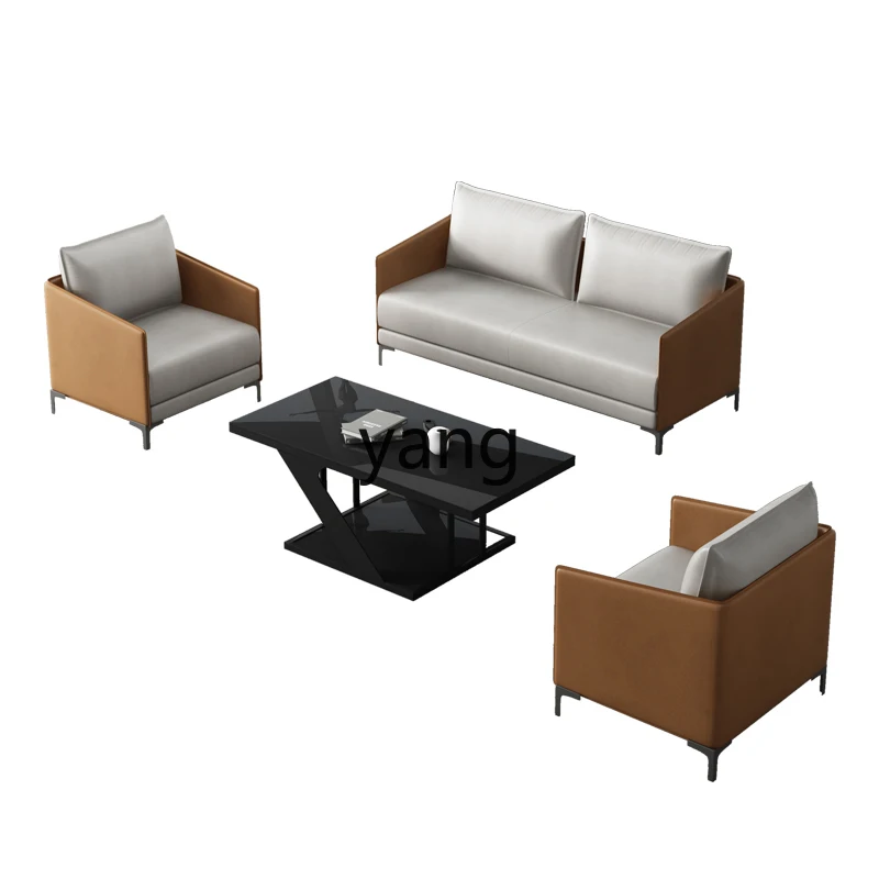 LH office sofa coffee table combination light luxury simple modern leather small sofa
LH office sofa coffee table combination light luxury simple modern leather small sofa