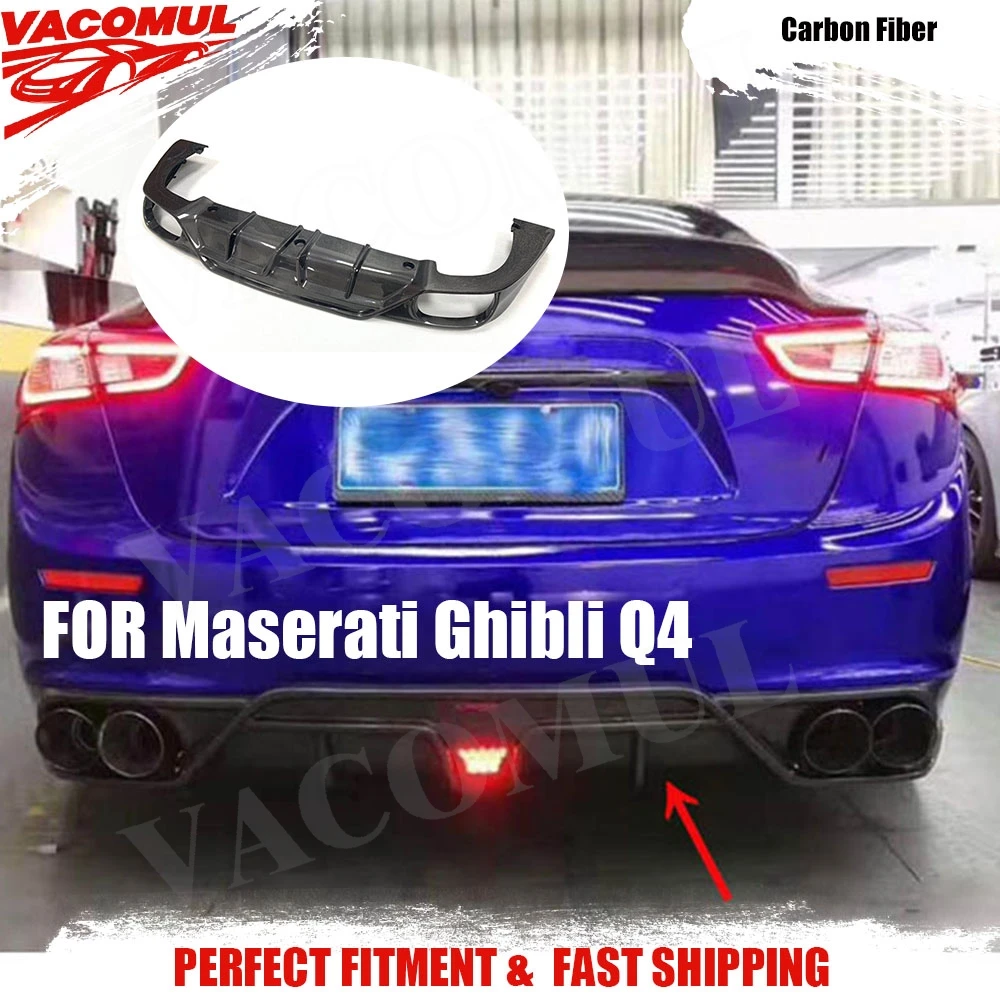 VACOMUL Rear Lip Diffuser Spoiler Bumper Guard Real Carbon Fiber for Maserati Ghibli Q4 2014 2015 2016 2017 Bodykits
VACOMUL Rear Lip Diffuser Spoiler Bumper Guard Real Carbon Fiber for Maserati Ghibli Q4 2014 2015 2016 2017 Bodykits