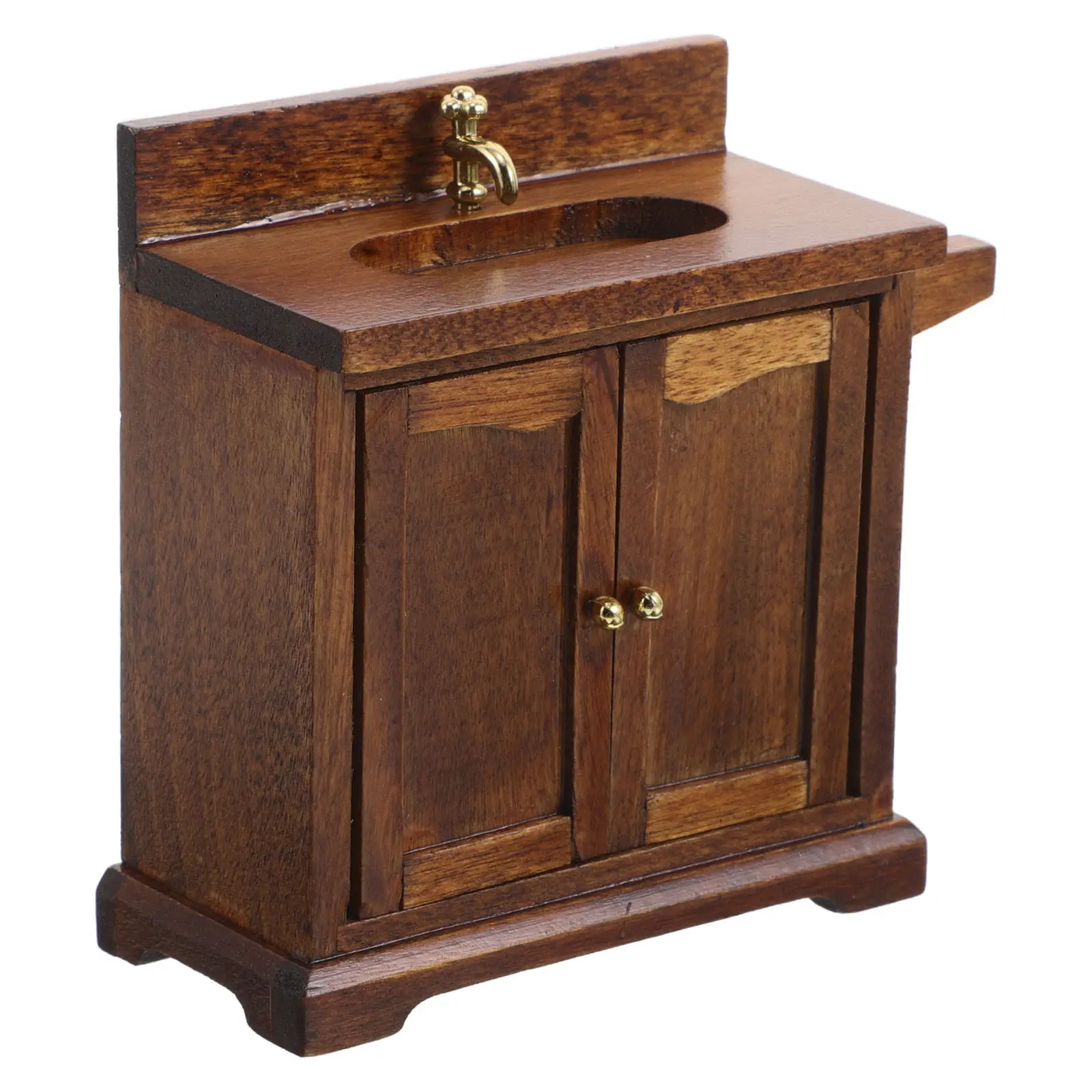 1 12 Scale Miniature Bathroom Sink Cabinet Basin Realistic Wooden Kitchen Sink for Role Play Dollhouse Furniture
1 12 Scale Miniature Bathroom Sink Cabinet Basin Realistic Wooden Kitchen Sink for Role Play Dollhouse Furniture