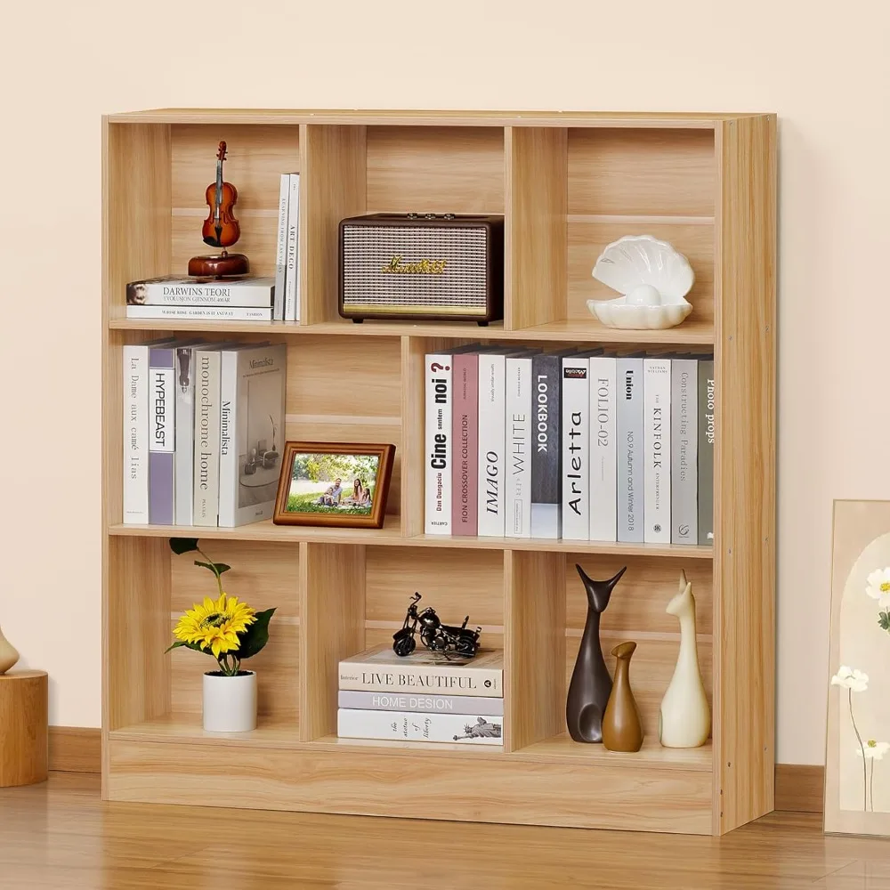 Wooden Bookshelf, Modern Open Storage Organizer ,Display Cabinet Shelf Free Standing Bookshelves
Wooden Bookshelf, Modern Open Storage Organizer ,Display Cabinet Shelf Free Standing Bookshelves