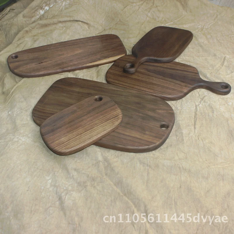 Black Walnut Solid Wood Breadboard with Handle Multifunctional Cutting Board Chopping Board Hanging Western Food Plate for Adult
Black Walnut Solid Wood Breadboard with Handle Multifunctional Cutting Board Chopping Board Hanging Western Food Plate for Adult
