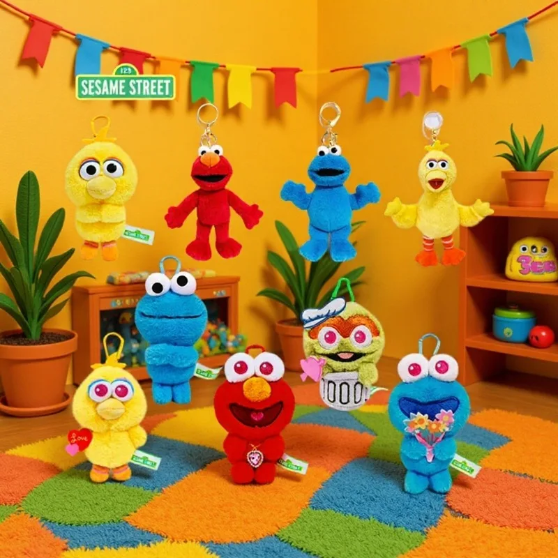 for Enlightenment Cartoon Plush Keychain Cute ELMO Cookie Monster SchoolBag Pendant Big Bird Soft Stuff Accessories For kid's Gi
for Enlightenment Cartoon Plush Keychain Cute ELMO Cookie Monster SchoolBag Pendant Big Bird Soft Stuff Accessories For kid's Gi
